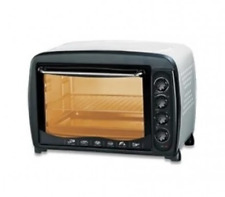 FORNETTO ELETTRICO VENTILATO DCG MB9850 50 L 2000 W 6 LIVELLI DI POTENZA NERO