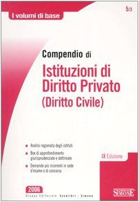 Compendio istituzioni di - istituzioni,