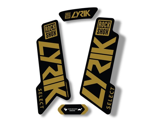 Adesivo rock shox lyrik select - shox,