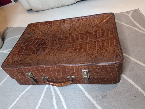 Valigia vintage cheney finto - valigia,