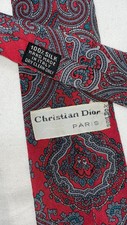 Cravatta Christian Dior 100% Seta