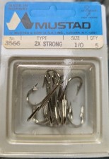 5 Vintage Mustad 2X Strong