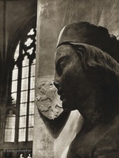 Statua scultura cattedrale San Vito Josef Sudek Praga 1942 religione foto arte