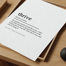 Thrive Definizione Stampa