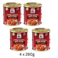 4 x 280g Pollo Curry con Patate - Pronto da mangiare (HALAL)
