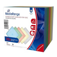 CUSTODIE MORBIDE CD SLIM 20PZ 5 COLORI
