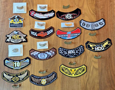 Lotto spille e toppe HOG gruppo proprietari Harley-Davidson anni misti e anniversario motociclista