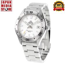 Orologio Uomo Orient Mako Sports RN-AC0Q03S Quadrante Bianco Automatico Meccanico Subacqueo