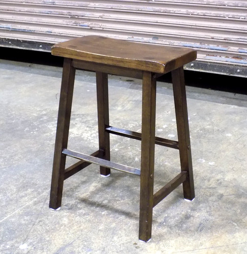 Wood classic saddle seat - wood,