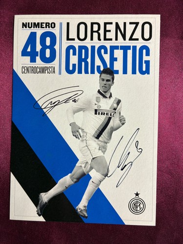 Autografo lorenzo crisetig - autografo,