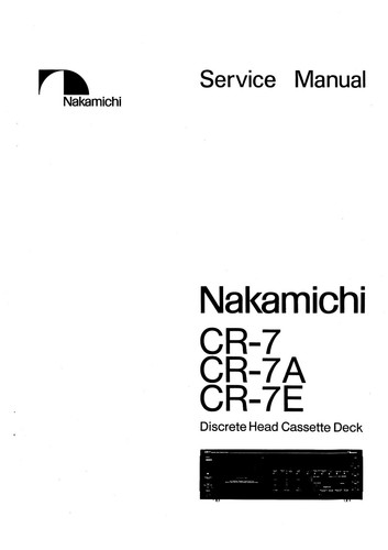 Manuale servizio - di,