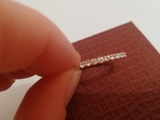 Anello fedina In Oro giallo 18 Kt 0,750 