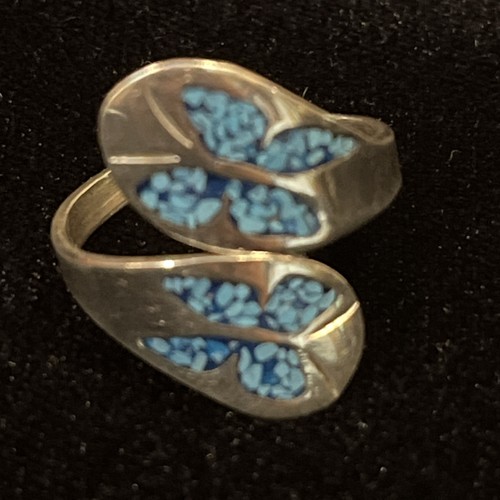 Anello farfalla sterling con