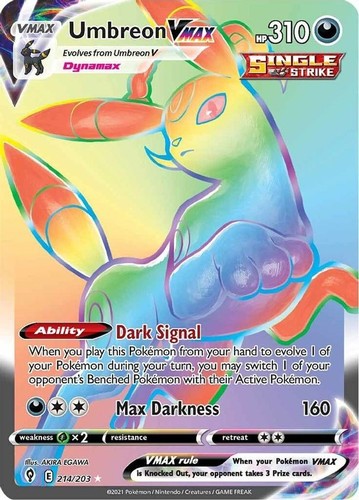 Umbreon vmax 214 203 - vmax,