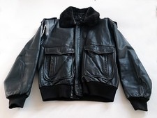 Giubbotto Bomber Simil SCHOTT in pelle marrone TG M 44/46