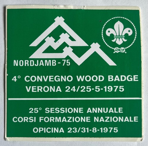 Scout cngei adesivo convegno - scout,
