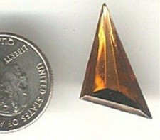 12 TOPAZI VINTAGE IN VETRO