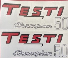 Coppia adesivi testi champion - adesivi,