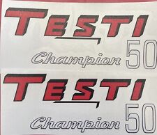 COPPIA ADESIVI TESTI CHAMPION