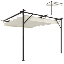 Outsunny Pergola Addossata 3x3