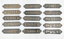 Lotto 15 pezzi insegna vintage