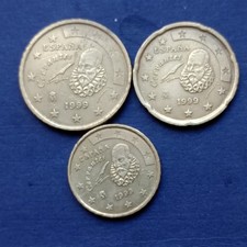 Spagna Tris 10 20 50 Cent 1999