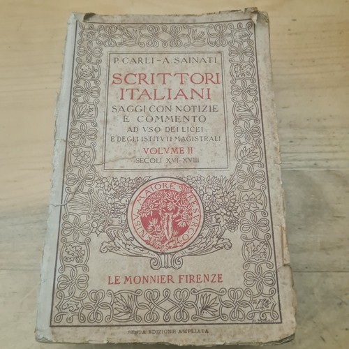 Scrittori italiani carli - i3,