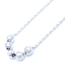 Collana platino 850 sfera a