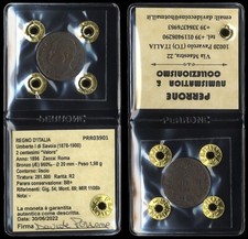 #03901] REGNO D'ITALIA - UMBERTO I - 2 CENTESIMI 1896 - PERIZIATA