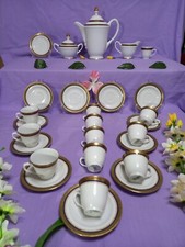 SERVIZIO CAFFÈ COMPLETO DA 12 IN PORCELLANA BAVARIA SCHUMANN ARZBERG VINTAGE 