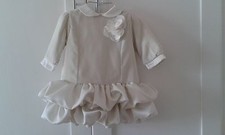 Vestito bambina battesimo Bufi made in Italy usato 