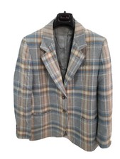 Henry cottons giacca giubbotto jacket multicolore tg 44 donna woman scozzese 90s