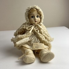 Rara antica bambola tipo Lenci adorabile 7"