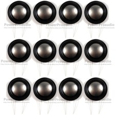 12 pezzi 25,9 mm 1,02 pollici tweeter bobina vocale 8ohm 26 core titanio per riparazione in bianco e nero 