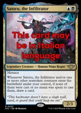 MTG SATORU, THE INFILTRATOR FOIL EXC - SATORU, L'INFILTRATO 230 - OTJ - MAGIC