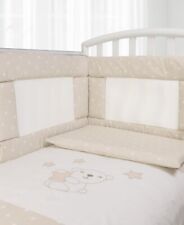 Babysanity® Set Paracolpi Lettino Traspirabile Piumino Copripiumino Federa