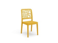 Sedia Medea Giallo Senape