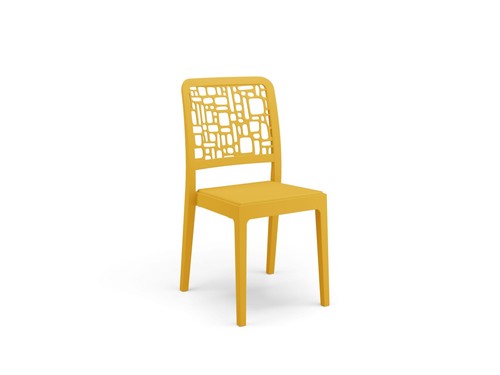 Sedia medea giallo - giallo, senape