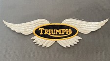 Toppa cucita ali moto Triumph
