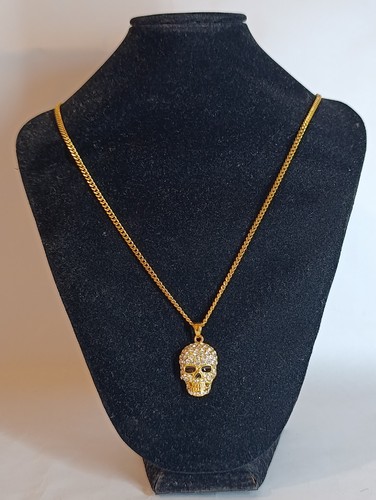 Collana con ciondolo teschio - collana,