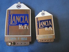 LANCIA HI FI CLUB PLACCHE IN METALLO SMALTATO APPARTENUTE A FAUSTO COPPI  (40)