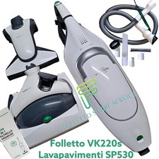 VORWERK FOLLETTO VK 220 S LAVAPAVIMENTI SP530 NUOVO EXPO COMPLETO VORWERK TUBO