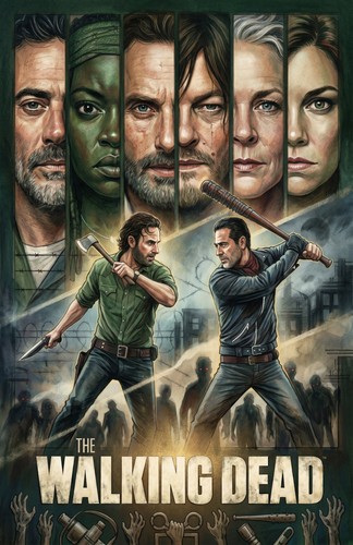 The walking dead - walking, negan