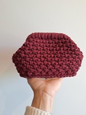 Borsa Clutch Pochette Bordeaux