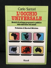 L'Occhio Universale Libro Carlo Sartori Rizzoli Televisione 1981