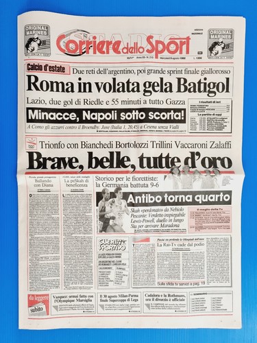 Corriere dello sport agosto - 5,