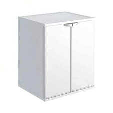 Coprilavatrice Plastica con Ante 68,5x64,5x88h cm Interno Esterno per Lavatrici