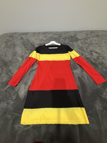 Abito donna nero giallo - , rosso