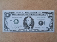 Banconota 100 Dollari -