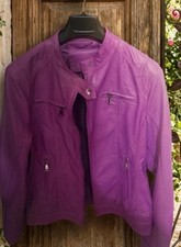 Giacca pelle viola - i'm,